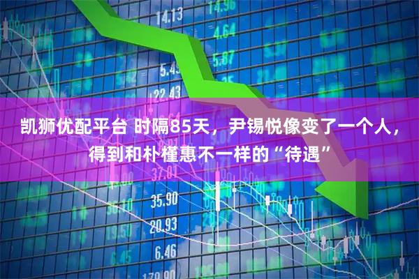 凯狮优配平台 时隔85天，尹锡悦像变了一个人，得到和朴槿惠不一样的“待遇”