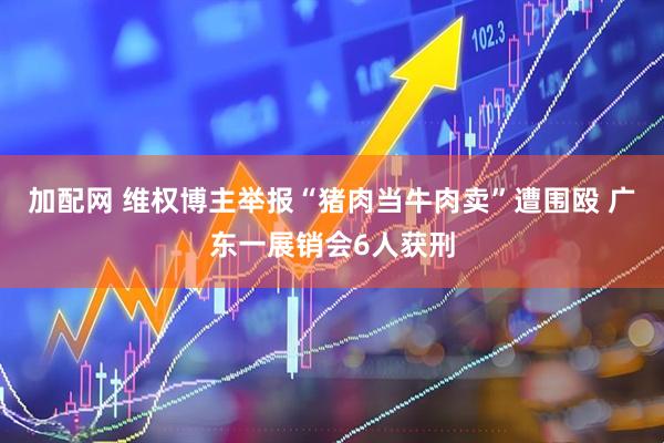 加配网 维权博主举报“猪肉当牛肉卖”遭围殴 广东一展销会6人获刑